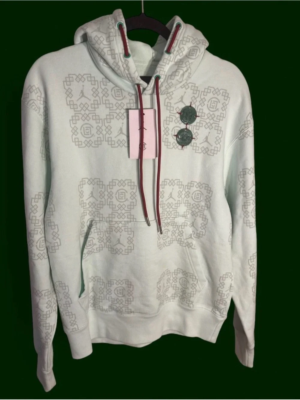 100% Authentis Jordan X CLOT Jade Fleece Hoodie